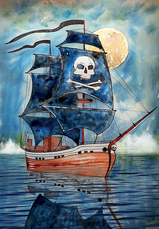 le bateau pirate